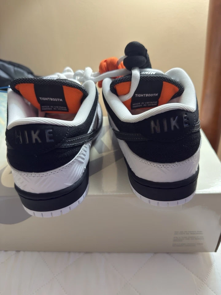 Nike SB Dunk Low X TightBooth Blanco - Talla 8 Foto 4 de 4