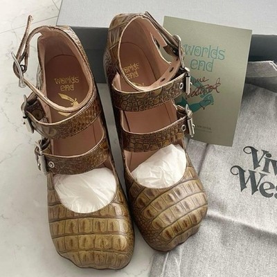 Vivienne Westwood Brown Animal Toe Shoes 3 straps clawfoot