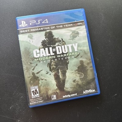 Call of Duty Modern Warefare Remastered CIB Sony PlayStation 4 PS4 Game Tested