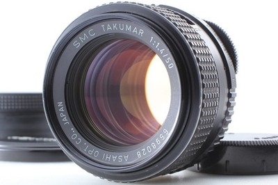 [MINT+ w/ Hood] Asahi Pentax Super Takumar 50mm f/1.4 MF Lens for M42 From JAPAN