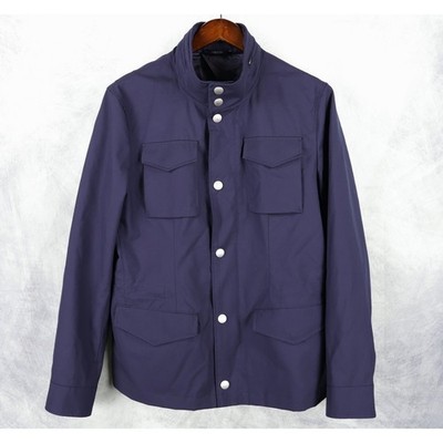 Suitsupply Field Jacket Mens 36 Blue Milford VBC Wool Blend Water-Repellent