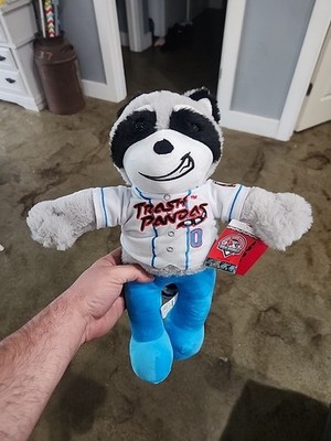 FOCO Rocket City Trash Pandas Plush Sprocket Raccoon Milb Mascot 14'' New W/Tags