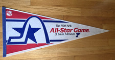 1988 NHL ALL STAR Hockey Pennant - St. Louis Blues Arena - Version 1
