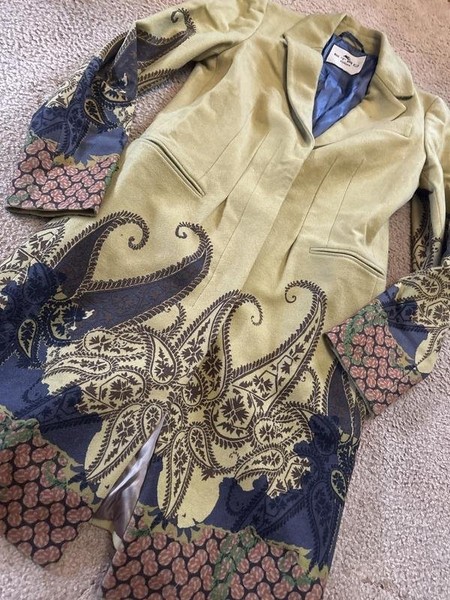 Women Etro Coat Khaki 42