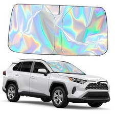 Upgraded Car Windshield Sun Shade - 240T Thickened Laser Universal Fit