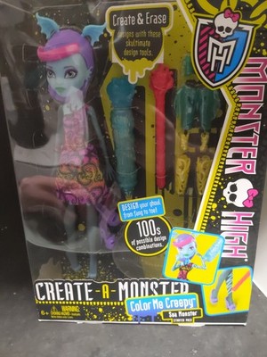 Monster High Create a Monster Color Me Creepy Sea Monster Starter Pack NRFB