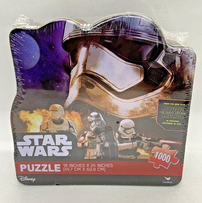 Disney Star Wars The Force Awakens 1000 Pc. Puzzle in Tin  18'' x 24'' Sealed