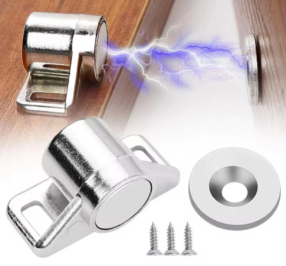 2x Extrem Stark Schrank Tür Türmagnete Magnetschnäpper Möbelmagnet Neu - Bild 4 von 4