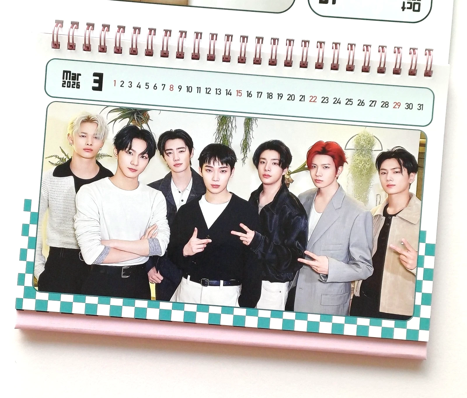Enhypen Photo Desk Calendar 2026 2027 K-pop Goods Gift