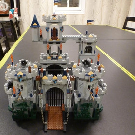 Lego King's Castle Siege 7094 Castle Fantasy Era 100% Complete Dragon Knight Set