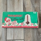 BOX ONLY Vintage Paramount Christmas Lights EMPTY BOX NO LIGHTS NO CORD #2 Rare — photo 1