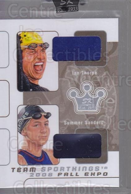2008 sportkings expo memorabilia silver #15 ian thorpe