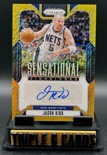 Jason Kidd 2024-25 Prizm Sensational Signatures Gold Auto 10/10 FOTL