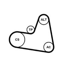 Keilrippenriemensatz für Ford C-MAX 2 Fiesta 6 CB1 Focus 3 Galaxy WA6 | 2421727