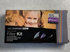 55mm Camera Filter Kit by Vivitar - 3 Pieces