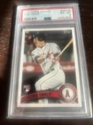 PSA 8 2011 Topps Update #US175 Mike Trout Rookie Card RC