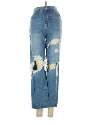 Shein Women Blue Jeans XXS