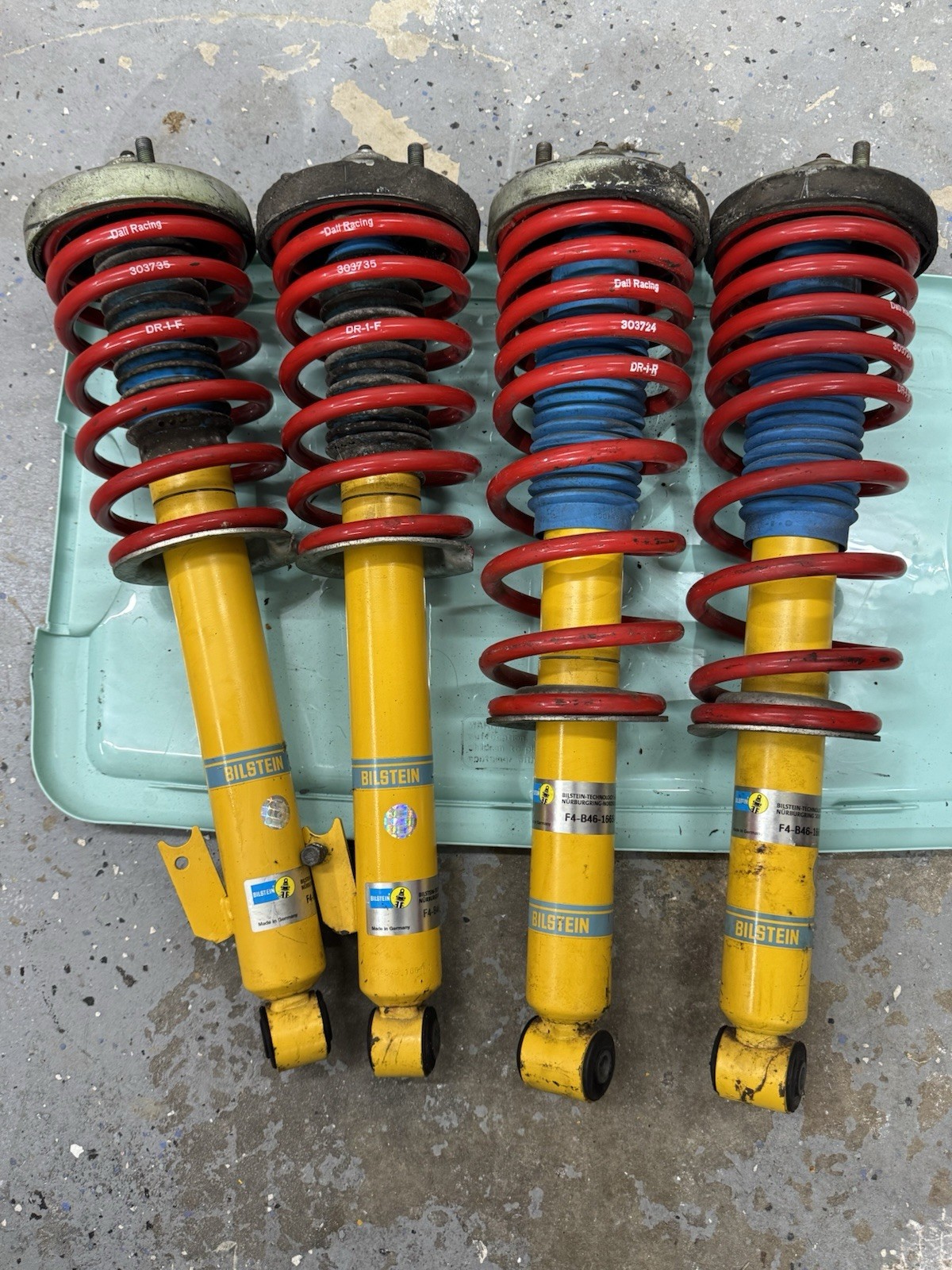91-05 Acura NSX Bilstein Strut Shock Dali Racing Spring Combo - Good Condition