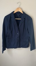 Tommy Hilfiger Women  s Navy Blazer Size 6 Classic Preppy 3-Button Jacket