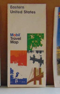 1982 Mobil Travel Map of the Eastern United States