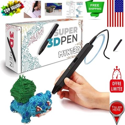 Creative 3D Printing Pen: Transform Doodles into Life with Included Filament