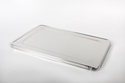 Full Size Aluminum Steam Table Pan Lid Disposable Catering 50/Pack