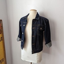 Vintage Dark Wash Denim Jacket by Nautica Jeans Size Girl's S