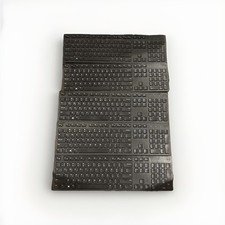 LOT OF 10 Dell USB Wired Computer Black Slim Keyboard