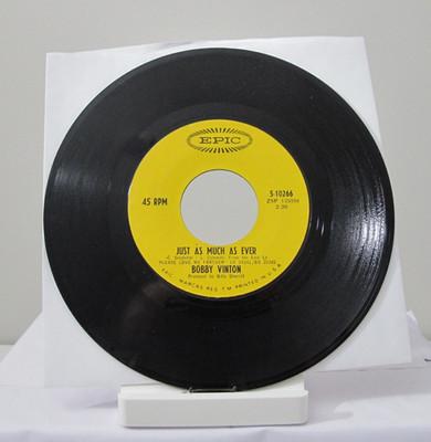 45 RECORD - BOBBY VINTON - JUST AS MUCH AS EVER