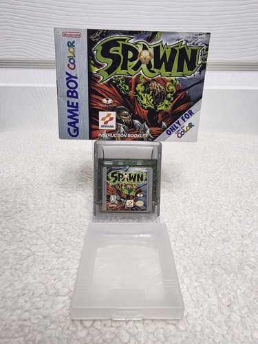 Spawn Game Boy Color Authentic Cartridge & MANUAL VG W/ OEM Cartridge Case