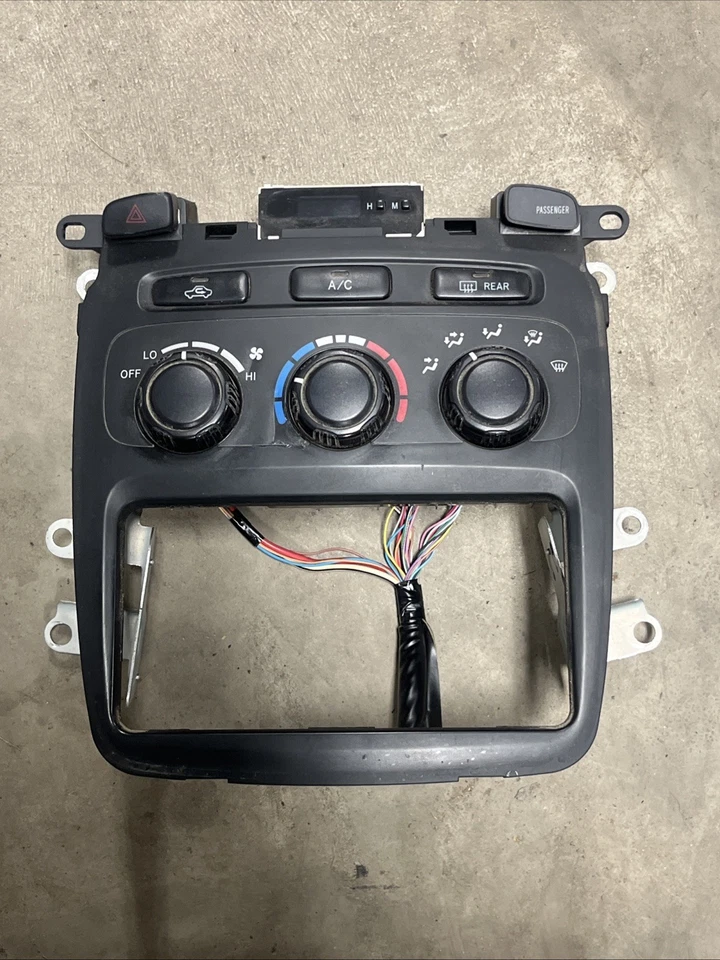 Toyota Highlander 2004-2007 radio tablero bisel control de clima digital negro OEM Foto 4 de 4