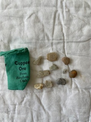 Vintage The House of Copper Bingham Canyon Utah Copper Mine Ore Specimen
