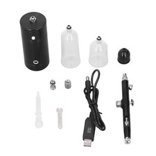 Airbrush Kit With Air Compressor Portable Cordless Gun USB Rechargeable Hand DTS