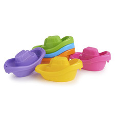 Munchkin Little Boat Train Bath Toy, Fun for Babies and Toddlers, 6 Piece Set