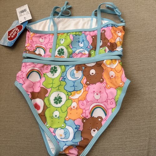 Official Care Bears 2 pc Swimsuit Girls 6-6x Size S Colorful - Picture 5 of 5