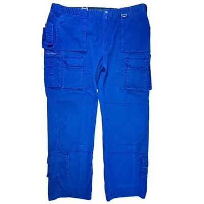 KALT Gear Blue Utility Cargo Pants Size 48x32 Heavy Duty Workwear