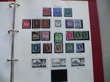 A PART FILLED STANLEY GIBBONS GREAT BRITAIN STAMP ALBUM, PART FILLED WITH STAMPS