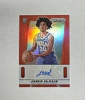 Jared McCain 2024-25 Panini Prizm Deca Signatures #PDS-MCC Red Prizm /99 Auto RC