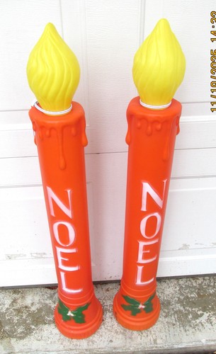 Blasform Weihnachtskerzen Außendeko 37 cm hoch - Bild 1 von 8