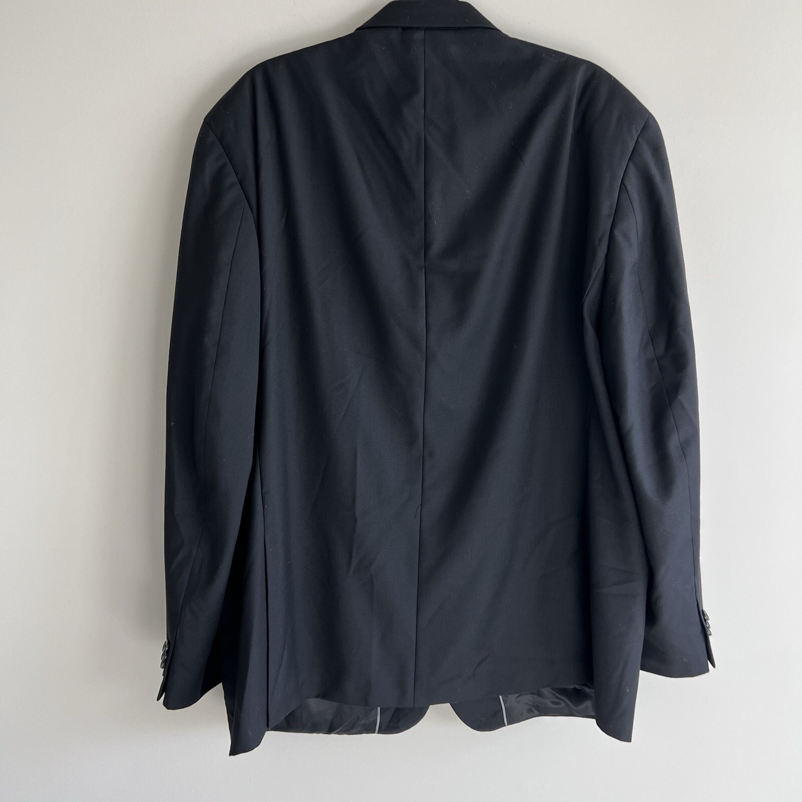 Michael Kors men’s solid black wool button front … - image 6