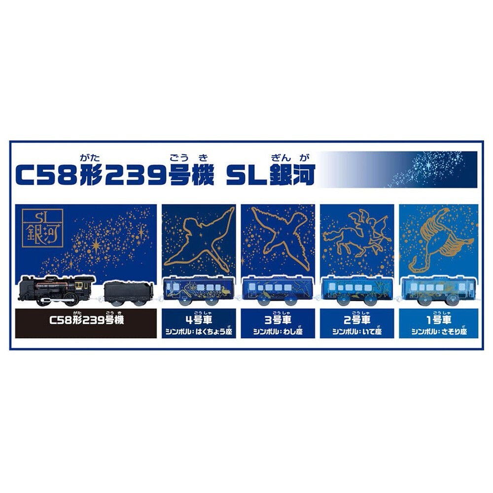 Takara Tomy Plarail Ginga Dreamline C58 Type 239 SL Ginga