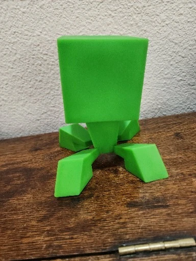 Notch 6" Creeper Vinyl Action Figure-Minecraft Green-collectible-rotating head - Image 2 of 4