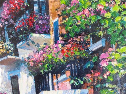 Howard Behrens Village Hideaway, Five Carat Diamond Edition, Heavily Embellished - Picture 4 of 6