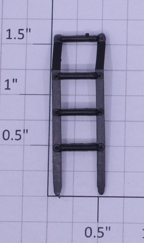K-Line K726F Black Plastic 4-Rung Tank Car Ladder (1)