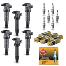 6 Ignition Coil & 6 NGK Platinum Spark Plug for Kia Sedona 2006-2014 3.5L 3.8L