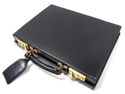 SWAINE ADENEY BRIGG　Briefcase 　黒　パップワース SWAINE ADENEY BRIGG Briefcase 黒 パップワース