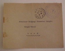  ALGERIA  COVER  1941 military TO ORAN MARINE