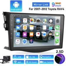 For Toyota RAV4 2007-2013 Quad Core Android 11.1 Car Radio Stereo FM Bluetooth