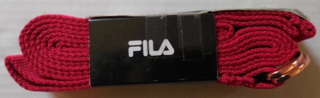 FILA Adult Unisex Red Yoga Strap or Pilates Exercise Metal Badge Logo Set of 10 - Image 4 of 4