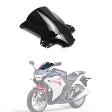 Black Front Motorcycle Windscreen Windshield For Honda 2011 2012 2013  CBR250R